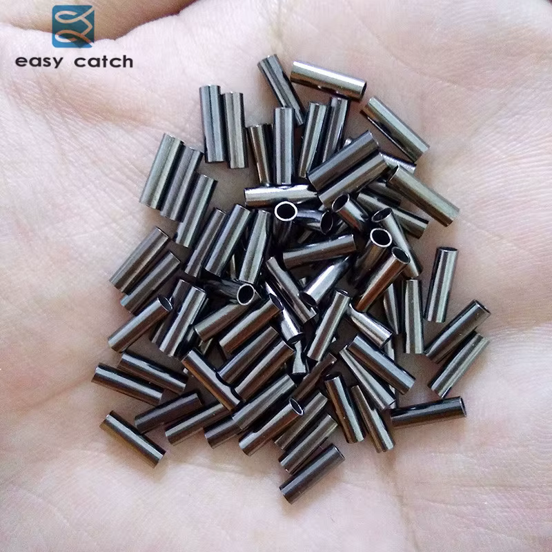 Manguitos de engarce de cobre para línea de pesca - imagen 3