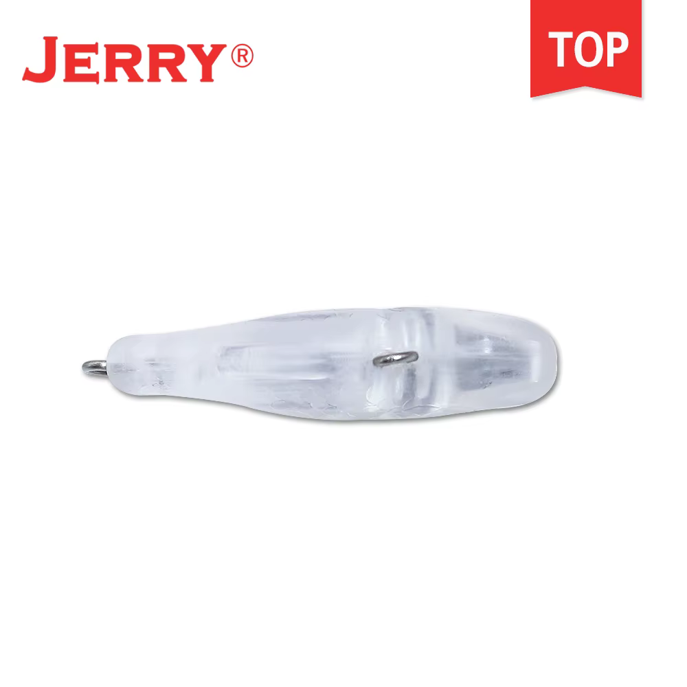 Jerry Beany Señuelo VIB 35mm – Cebo duro en blanco sin pintar - imagen 5