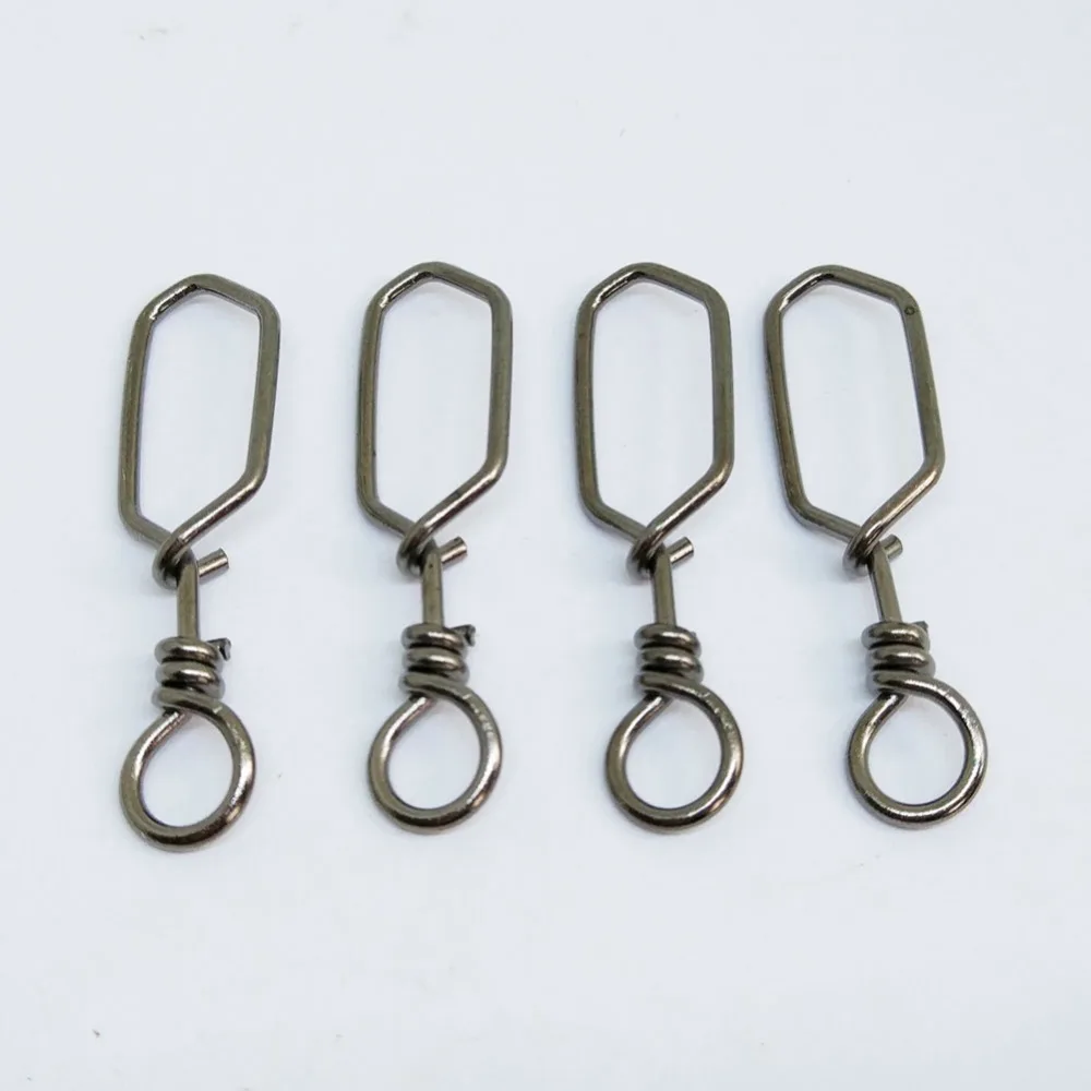 Broches de acero inoxidable para señuelos – Conector de pesca - imagen 2