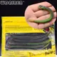 Swimbait paddle tail de vinilo con jig head para Texas bass - imagen 5