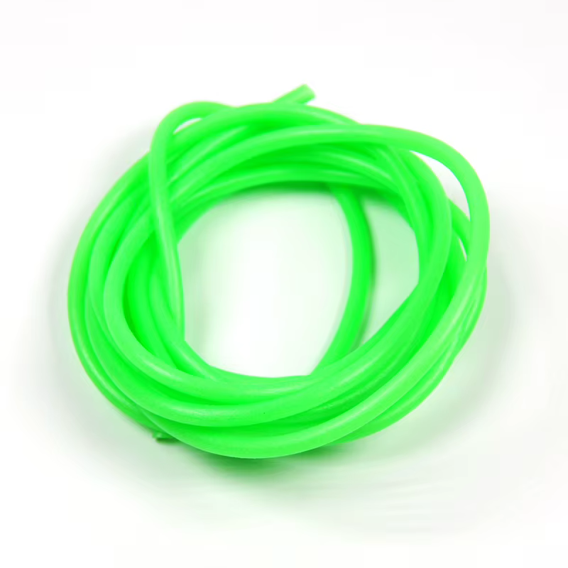 Bimoo tubo luminoso silicona aparejo agua salada verde oscuro 3mm