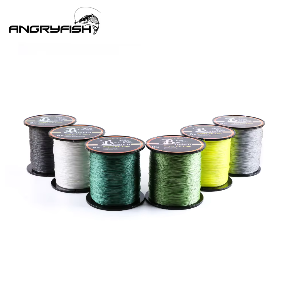 Angryfish Línea de Pesca Trenzada 8X PE – Super resistente 8 colores - imagen 4