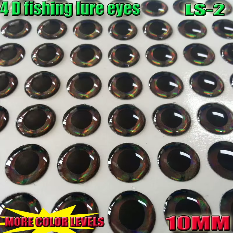 Ojos Adhesivos 4D para Señuelos 10mm – Pack Multicolor - imagen 3