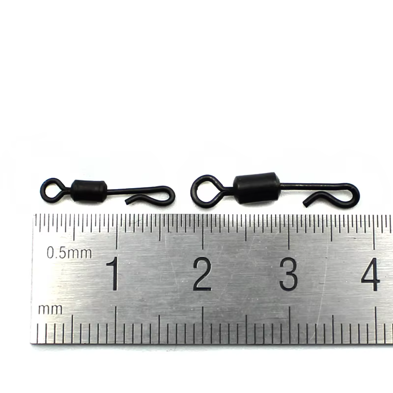 Giratorio cambio rápido mate negro tamaño 8/11 para carpa - imagen 3