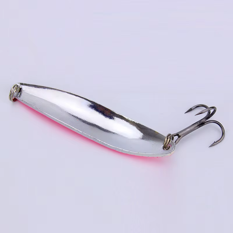 Cucharas de señuelo doble color 6,5 cm 13g – Metal brillante reflectante - imagen 3