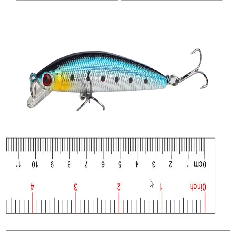 Fishinapot Wobbler Pececillo 8,5 cm Señuelo con ojos 3D - imagen 5