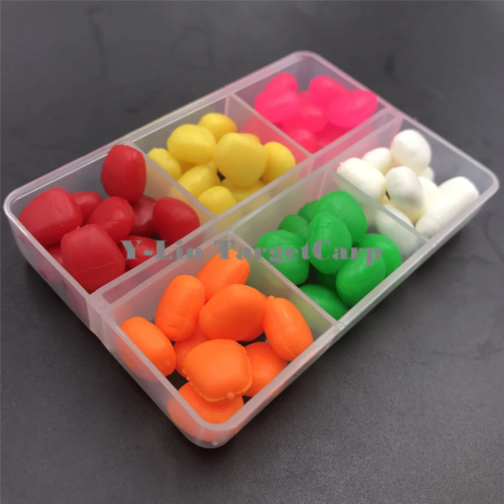 Cebos de maíz artificial multicolores para pesca de carpa