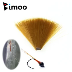 Bimoo Hilo de mosca flotante cónico, marrón, nylon fino