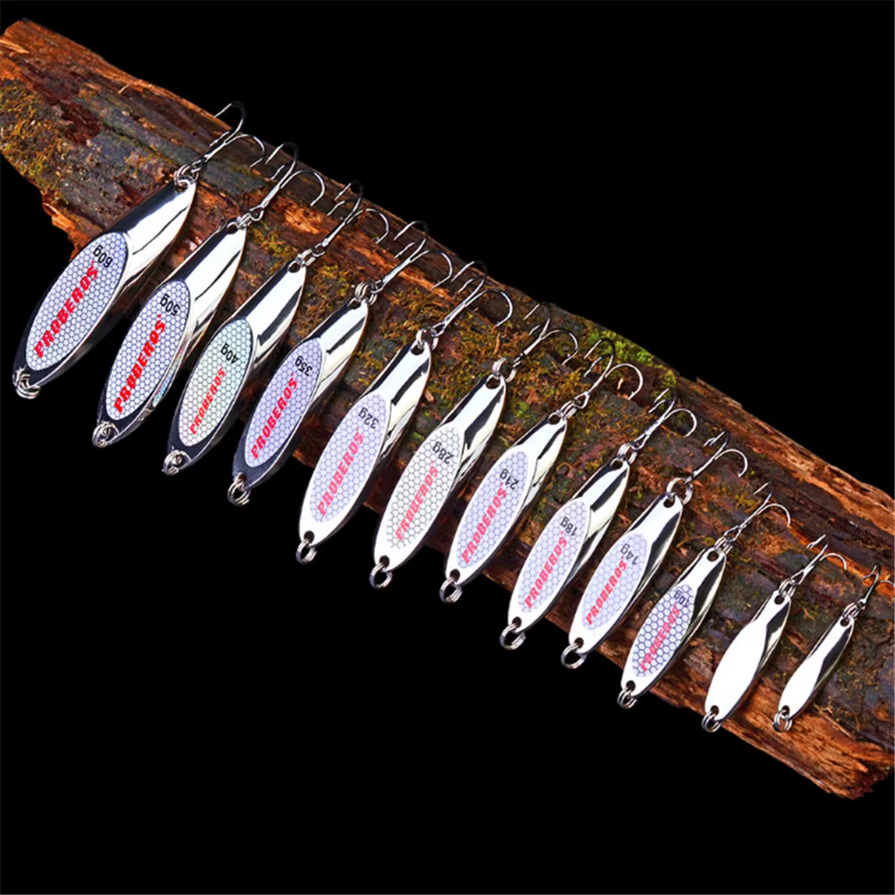 Señuelo Crankbait Metal Plata – Wobbler 3-60g para Lubina - imagen 2