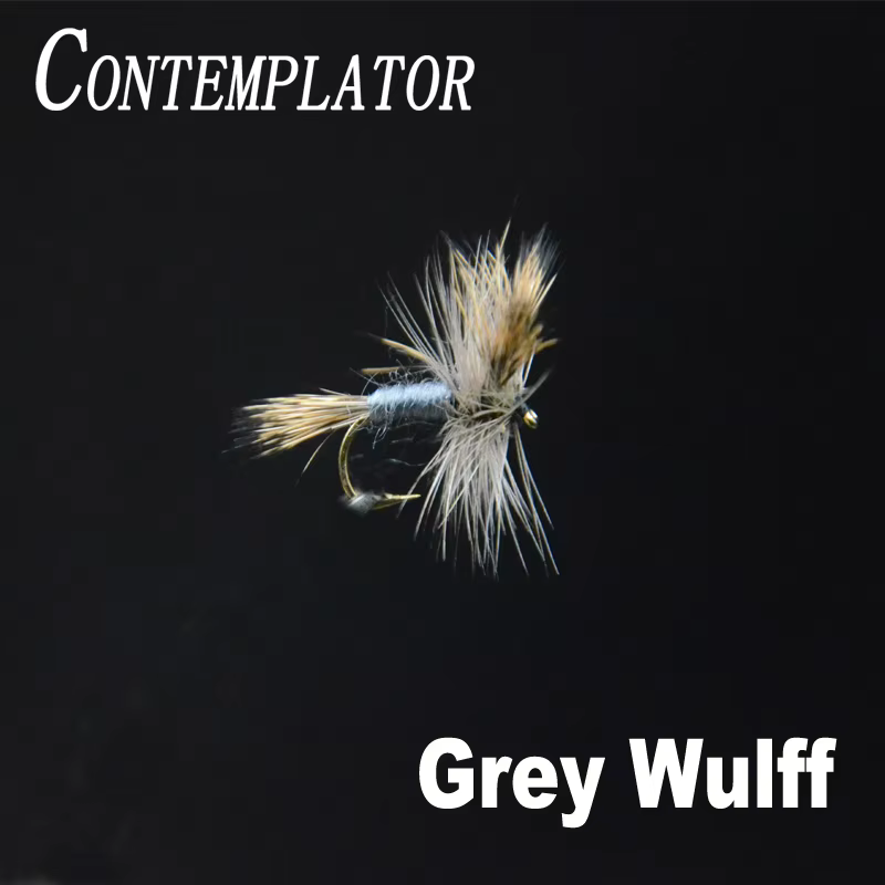 Moscas secas Mayfly Ephemera danica Wulff silueta realista CONTEMPLATOR - imagen 3