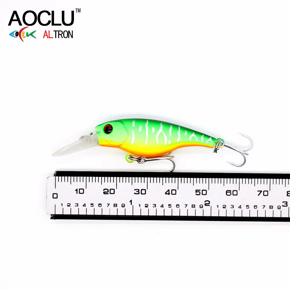 AOCLU Wobbler Jerkbait 40mm – Minnow flotante 0,8m lubina - imagen 4