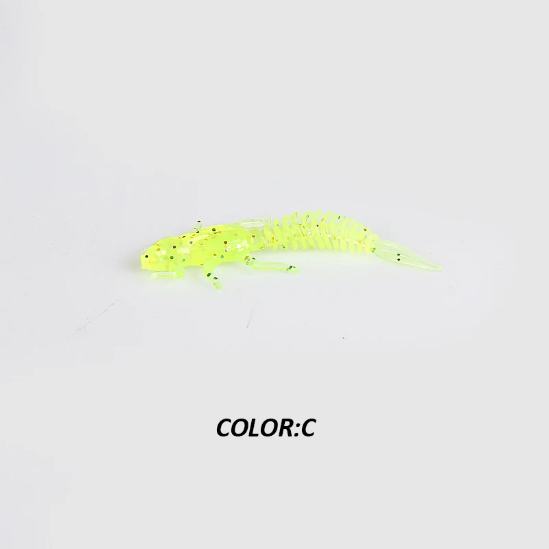 Nimbaits de alcance vinilos silicona larva para pesca en agua dulce