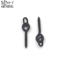 Tornillos de cebo MNFT negro mate – Anillo ovalado 4,5mm carpa