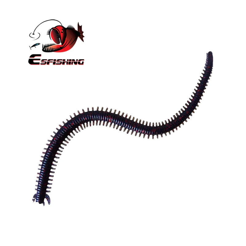 ESFISHING Scolopendra 150mm – Señuelo silicona realista para mar - imagen 3
