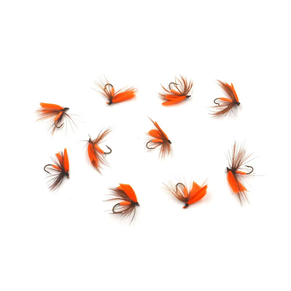 MNFT Orange Fairy – Mosca Seca para Trucha en Agua Dulce - imagen 3