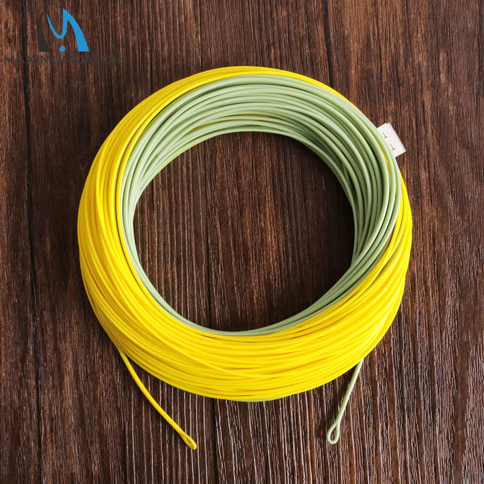 Línea de Mosca Weight Forward Maximumcatch – Musgo verde y oro - imagen 2