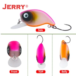 Jerry Tiptoe Trucha – Señuelo duro micro wobblers flotantes UV