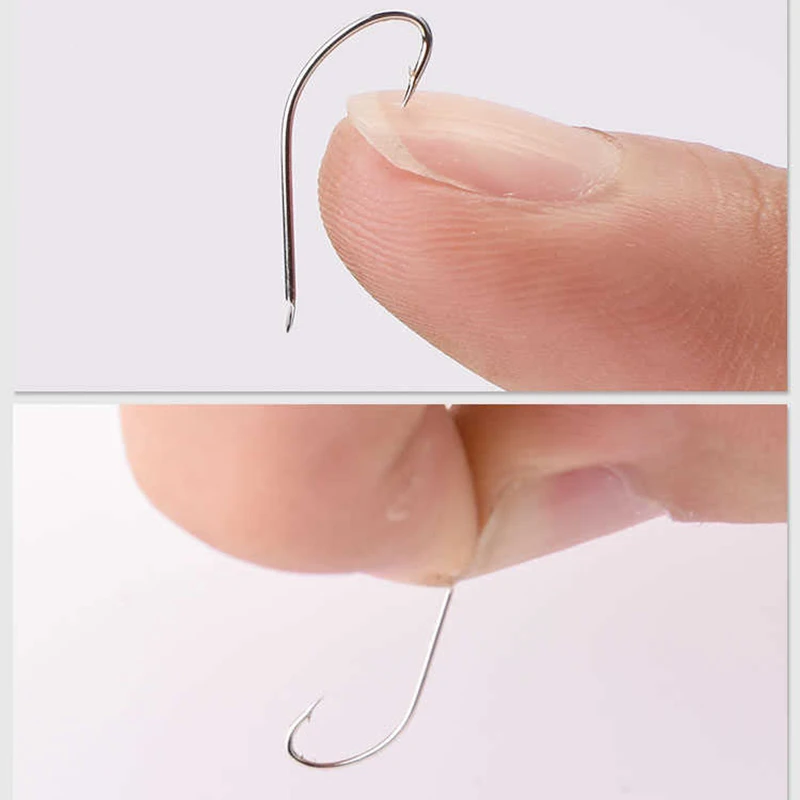 Iseama anzuelo circular con ojos de carpa acero al carbono - imagen 3