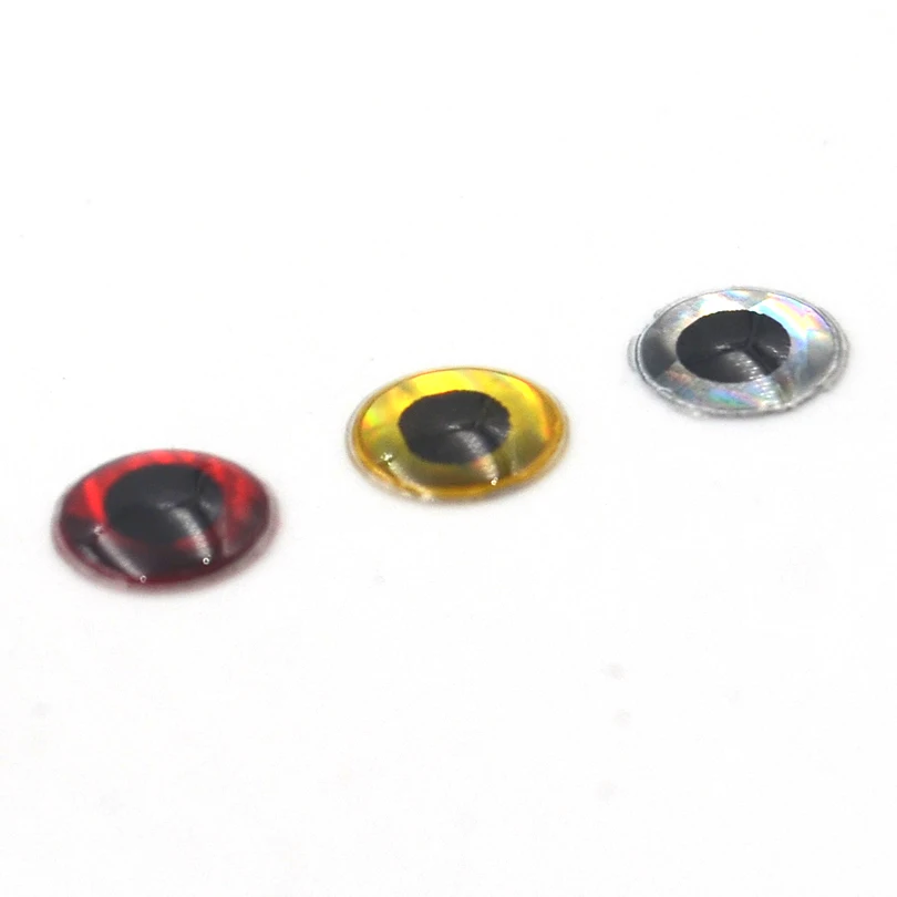 MNFT Señuelos holográficos para mosca – Dorado, plateado y rojo - imagen 4