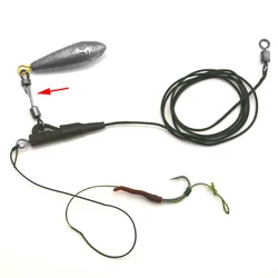 MNFT Snap Giratorio de Bloqueo Rápido para Carpfishing 30mm
