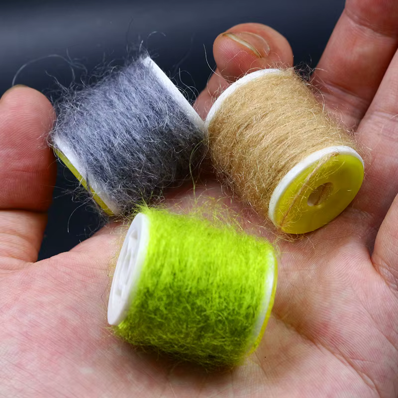 Hilo mohair ninfa para serpentinas y cuerpos - colores variados - imagen 4