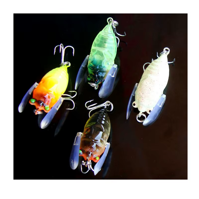 Señuelo duro para pesca en agua dulce - imitación insectos de acción - imagen 5