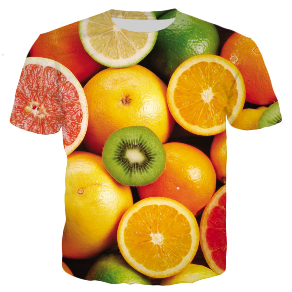 Camiseta 3D diseños variados gummy bear strawberry watermelon