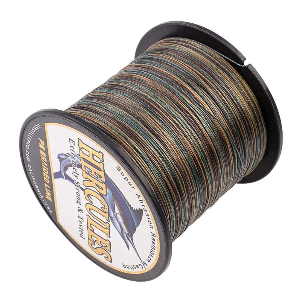 Hilo trenzado Hercules Camo 8 hebras PE para pesca agua salada - imagen 4