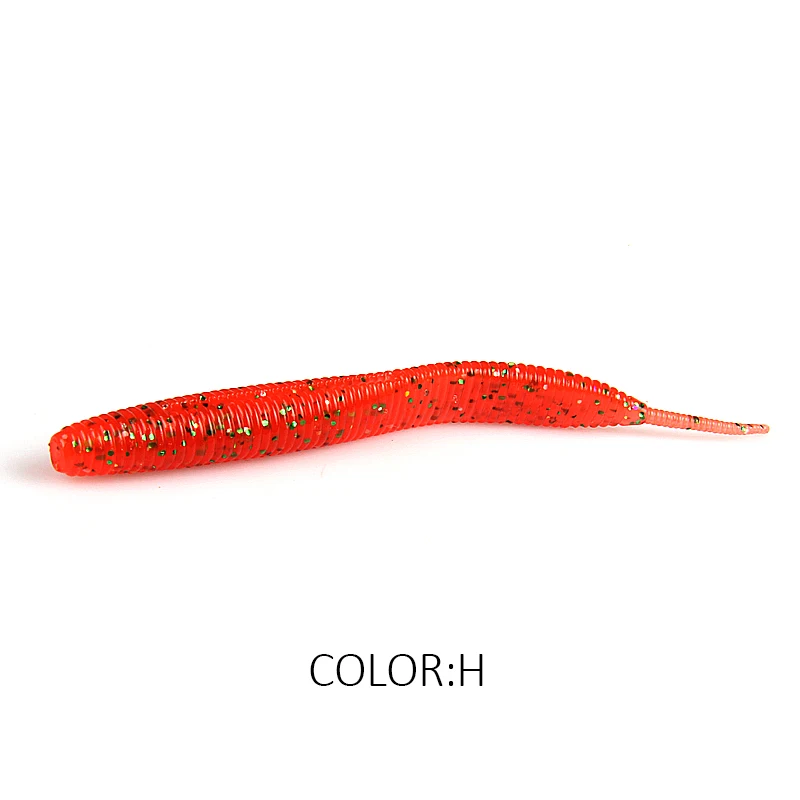 Gusano silicona doble color elástico exclusivo – cola de aguja - imagen 2
