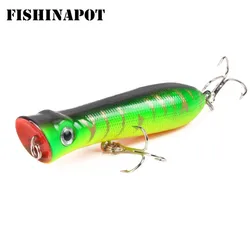 FISHINAPOT Popper 8cm 10,5g – Señuelos colores lubina y lucio