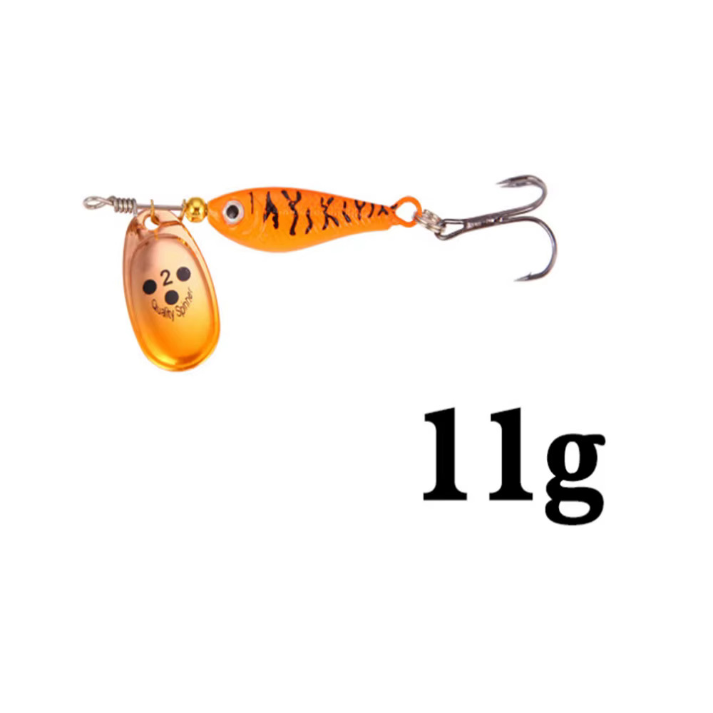 Señuelos giratorios Metal Spinner 11g 15g 20g pesca - imagen 2