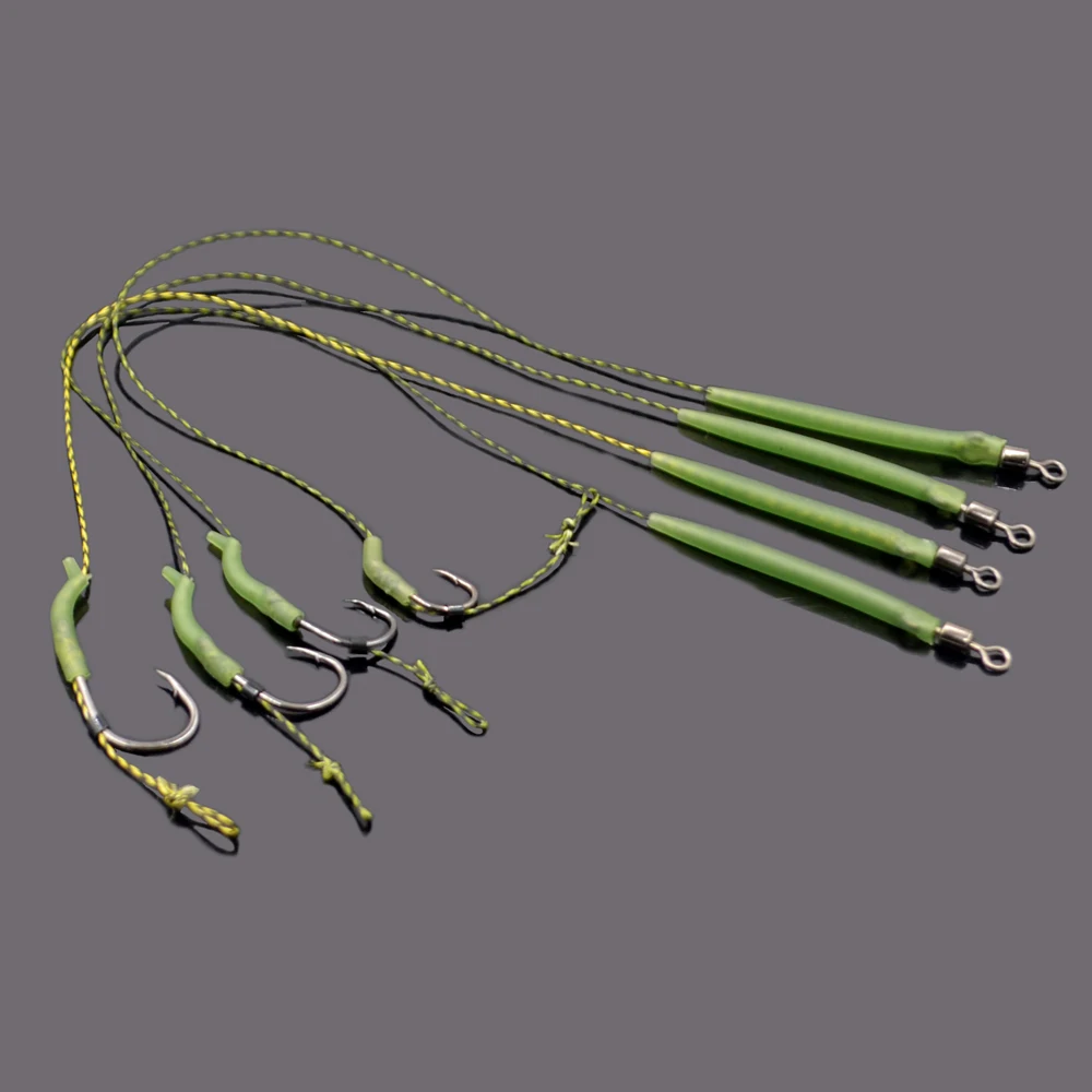 Anzuelos Carpa Hair Rig Listos Antiadherente - imagen 2