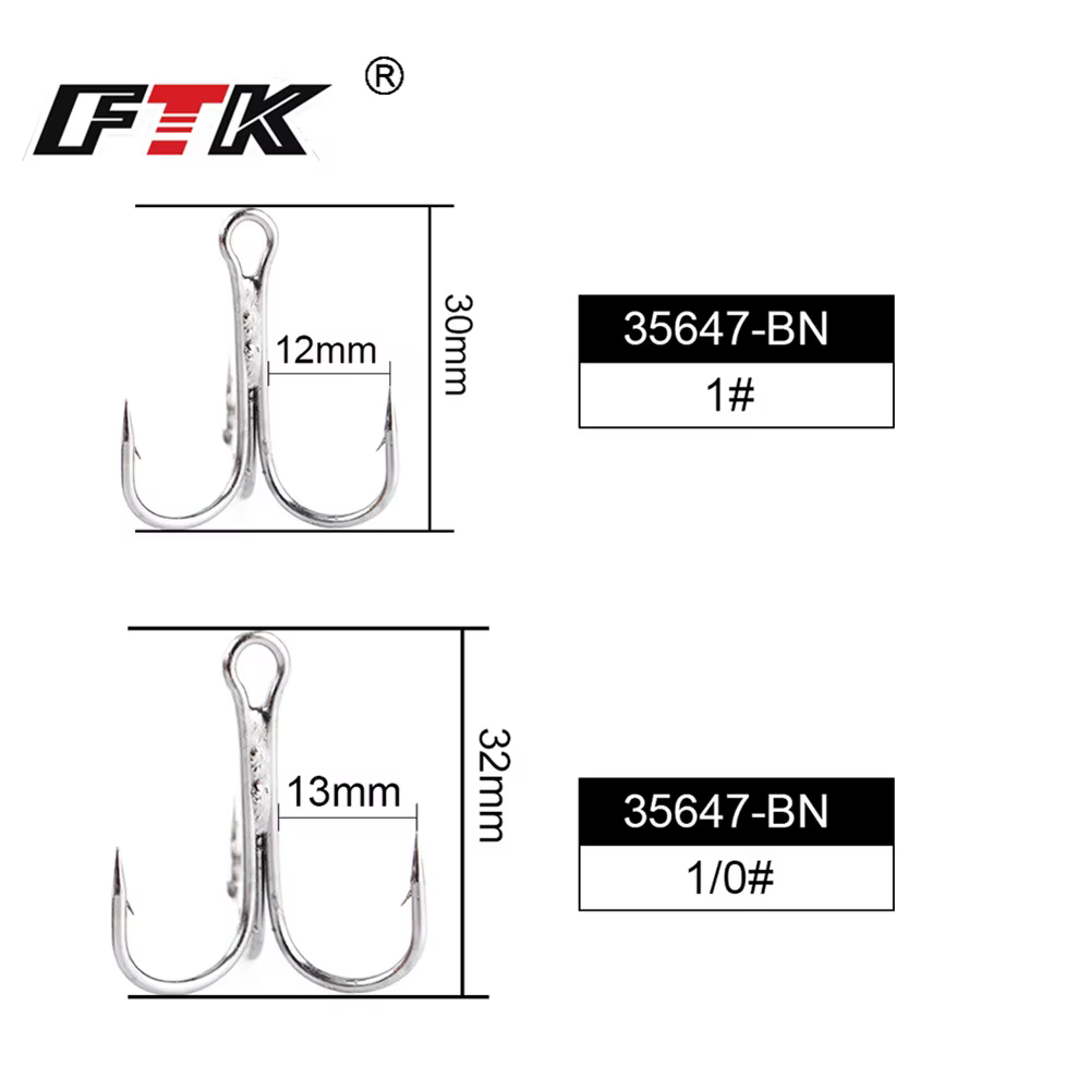 FTK Señuelo Doble Cuchara + Anzuelo Triple 25-35g – Metal para lubina - imagen 2