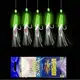 Anzuelo luminoso de acero alto carbono para lubina con plumas de caballa - imagen 4