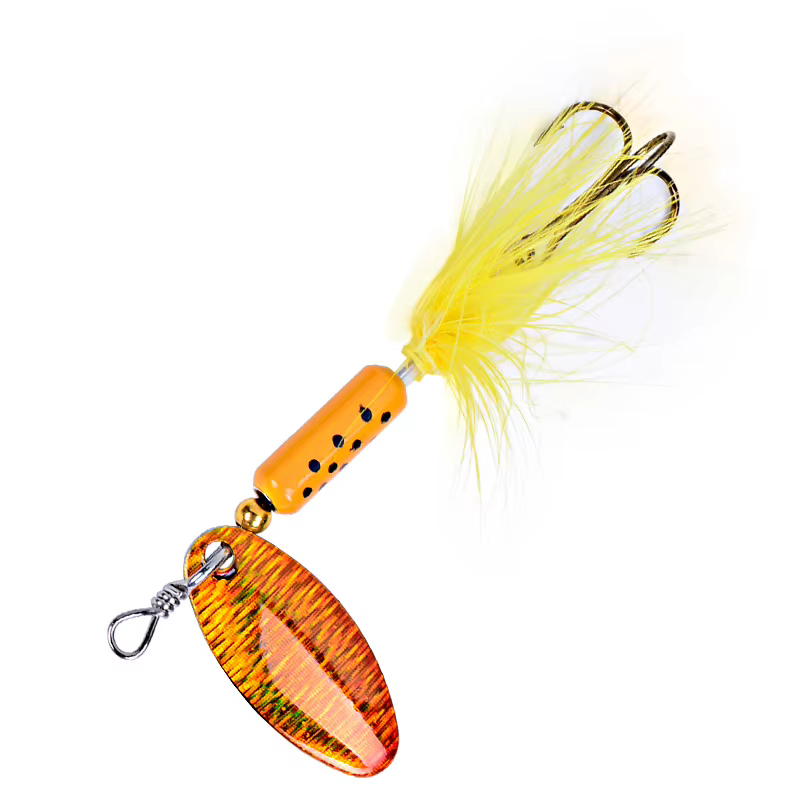 Señuelo giratorio metálico para jigging de trucha 4g-6g - imagen 2