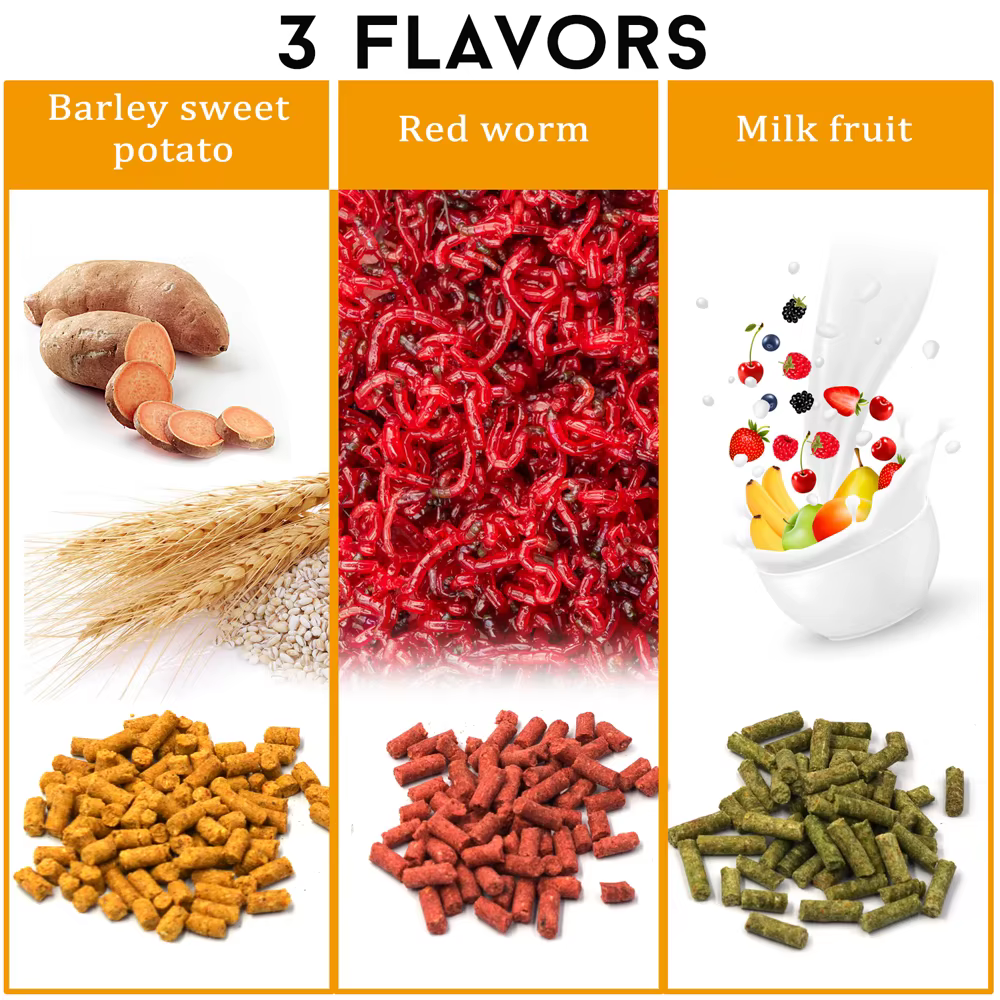 Cebos Carpa MNFT – 3 Sabores con Olor a Hierba - imagen 2