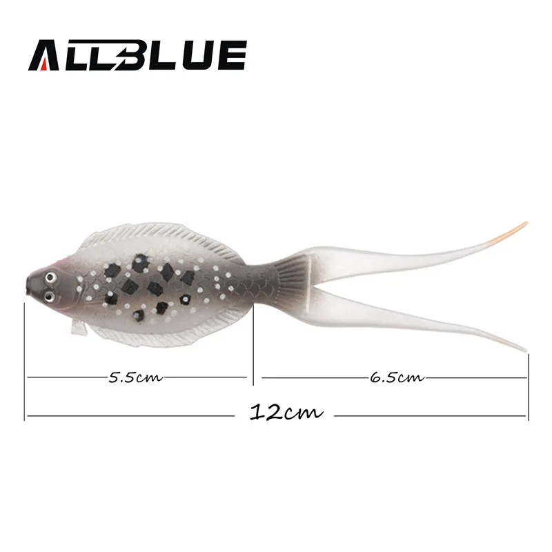 Señuelos Swimbait ALLBLUE 12cm 8g – Para lenguado y pescado plano - imagen 2