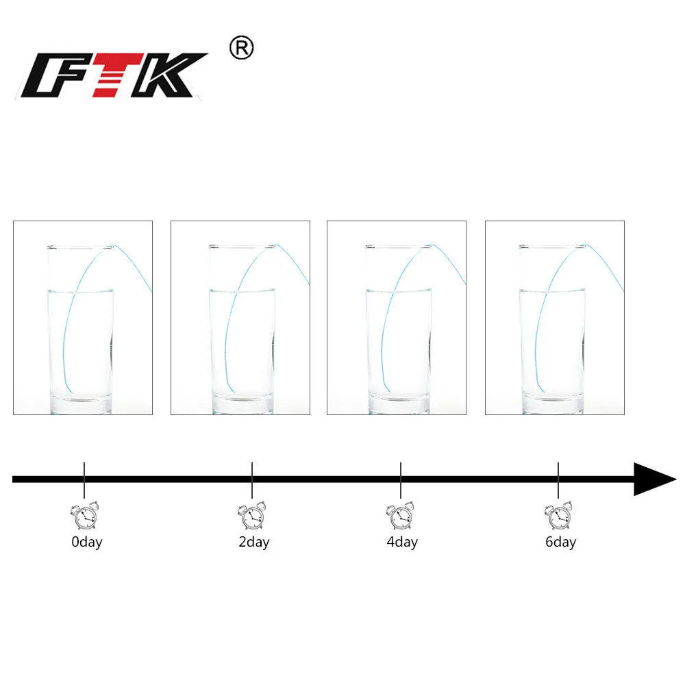 Línea de pesca trenzada PE FTK súper resistente, multifilamento