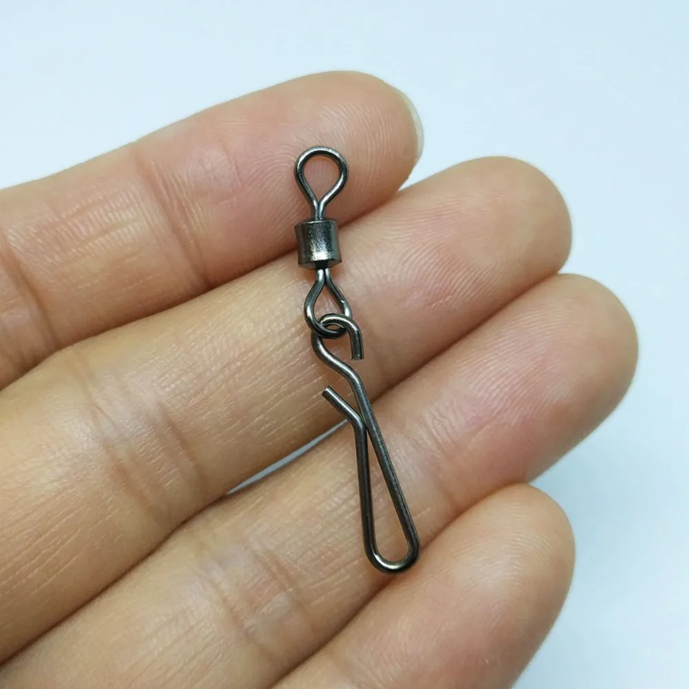 Conectores giratorios de cambio rápido inox para pesca de carpa - imagen 5
