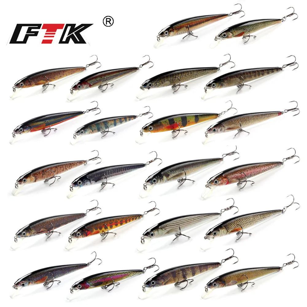 Swimbait FTK con ojos 3D y anzuelo triple para black bass