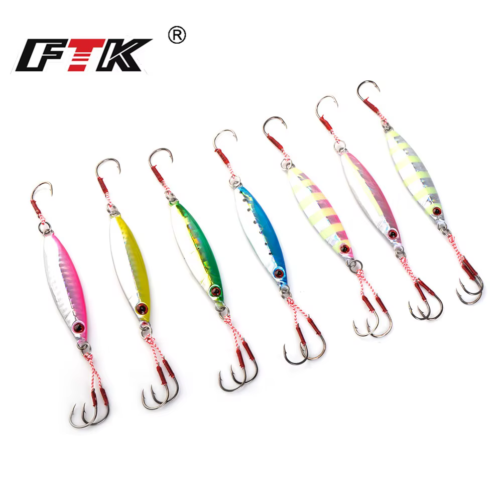 FTK Señuelo Jig Luminoso para Jigging Sardina – Gancho Asistencia - imagen 4