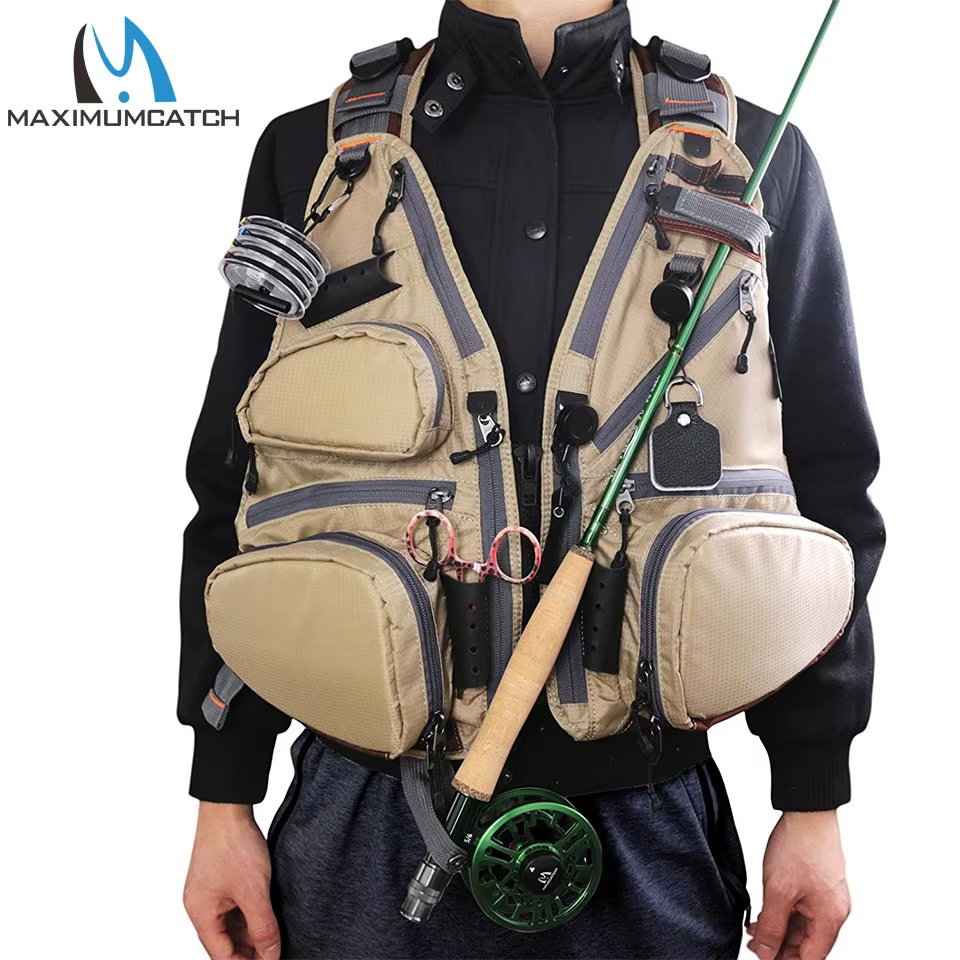 Maximumcatch Chaleco de pesca con mosca – Ajustable y multifunción - imagen 5