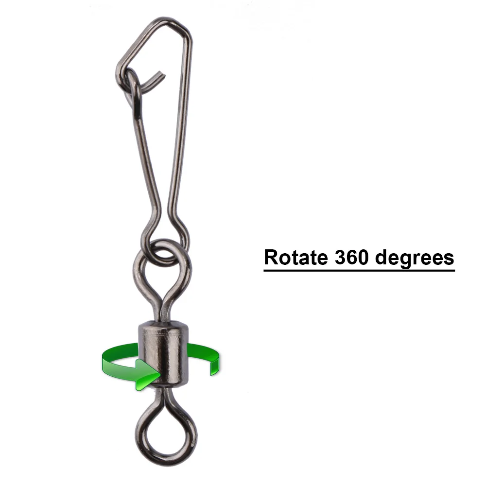 Goture anzuelos giratorios enganche – conector señuelo a presión - imagen 2