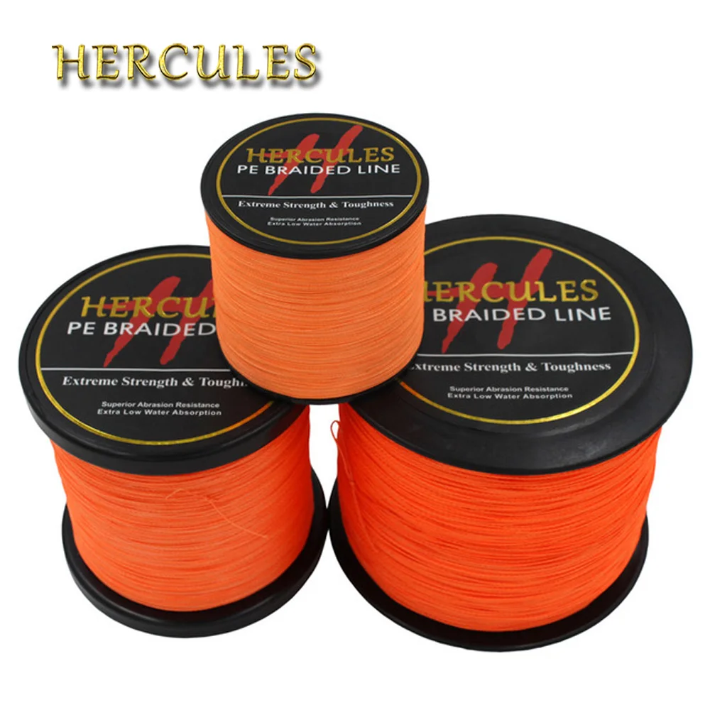 Hercules hilo trenzado PE 4 hebras naranja - alta resistencia - imagen 5