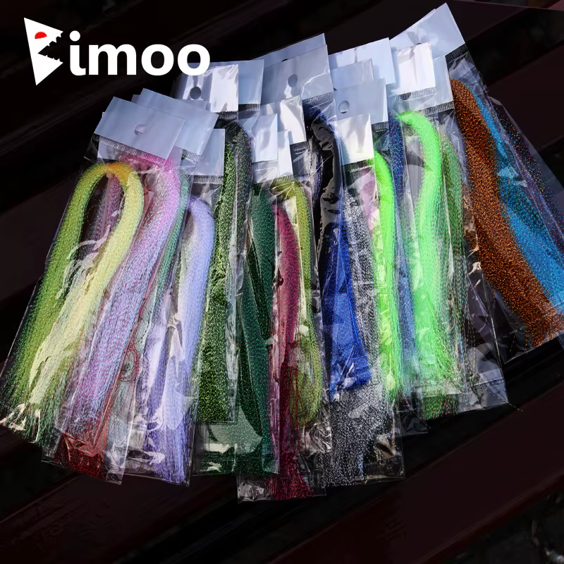 Flashabou Bimoo – Fibras metalizadas para moscas de pesca - imagen 3