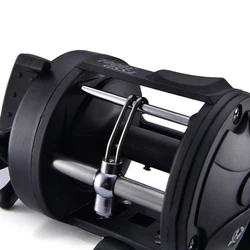 Carrete baitcasting Lizard TSSD negro mano derecha para agua salada