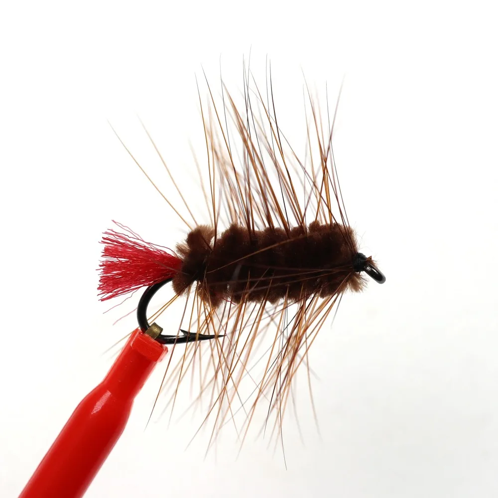 Bimoo anzuelo de trucha – Ninja y gusano lanoly, color mixto - imagen 3