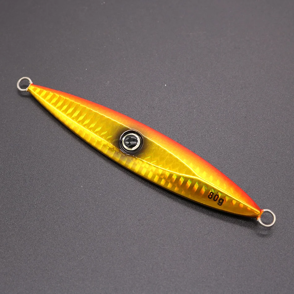 CASTFUN Señuelo Jigging Lento Metal – Ideal para Pesca en Agua Salada - imagen 4
