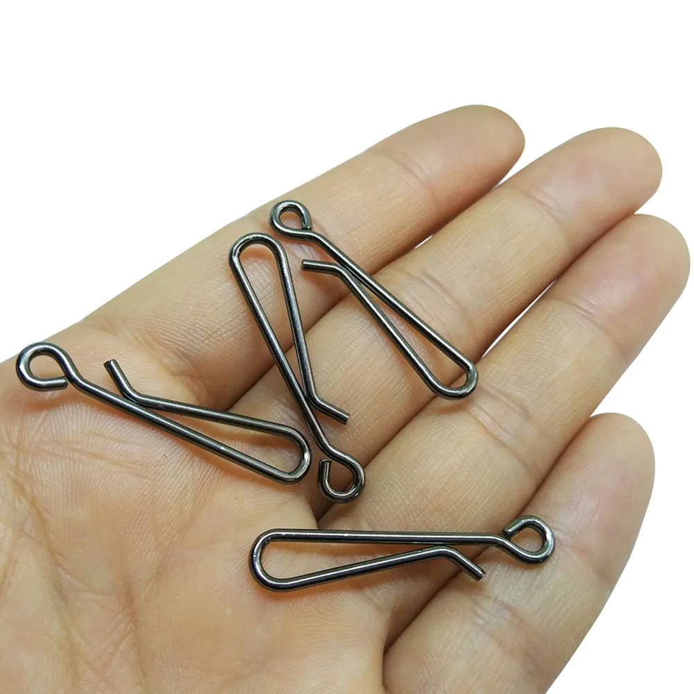 Broches de pesca de acero inoxidable conector de sedal giratorio - imagen 3