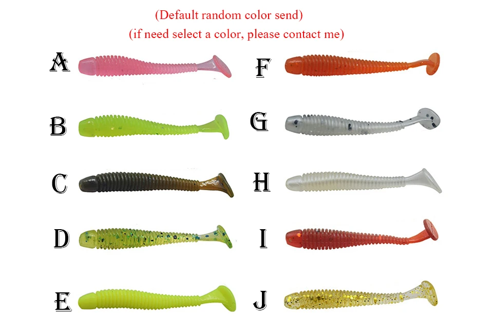 Gama de colores disponibles en el lote de 10 unidades